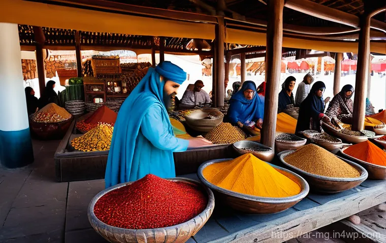 세계 음식의 이주와 변화 - Prompt 1: The Grandeur of the Ancient Spice Routes**